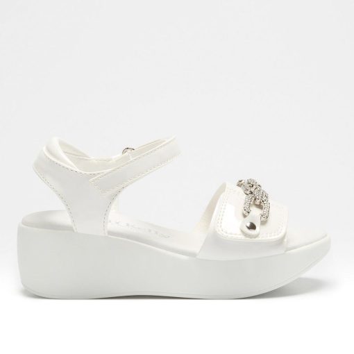 LELLI KELLY SANDAL GIRL IRIS LKCA4236 BIANCO
