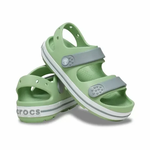 CROCS  SANDAL UNISEX Crocband Cruiser 209423-3WD ΠΡΑΣΙΝΟ - Image 4