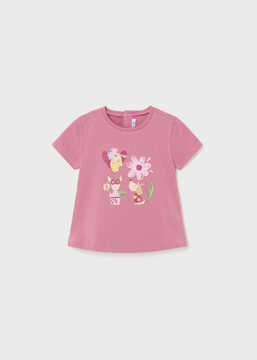 MAYORAL Μπλούζα σταμπωτή Better Cotton μωρό 24-01014-034 Ιβίσκος
