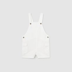 MAYORAL Σαλοπέτα ποπλίνα Better Cotton μωρό 24-01644-089 Λευκό