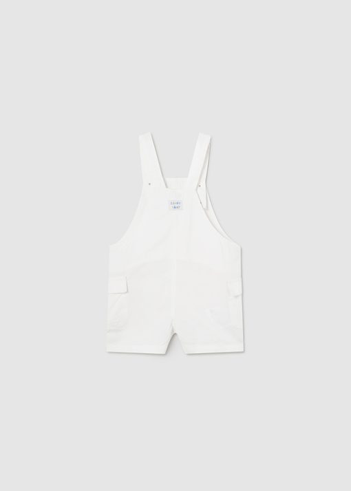MAYORAL Σαλοπέτα ποπλίνα Better Cotton μωρό 24-01644-089 Λευκό - Image 2