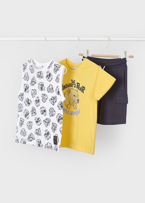 MAYORAL Σετ 2 τεμαχίων σπορ Better Cotton αγόρι 24-03604-092 Ήλιος