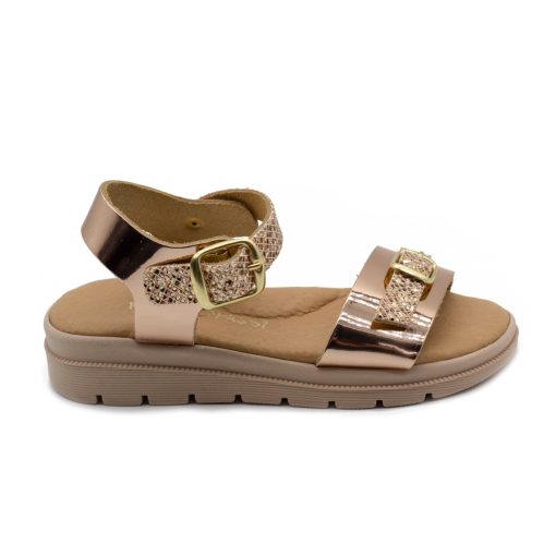 PRIMI PASSI SANDAL JUNIOR GIRL 4918 ΧΡΥΣΟ - Image 2