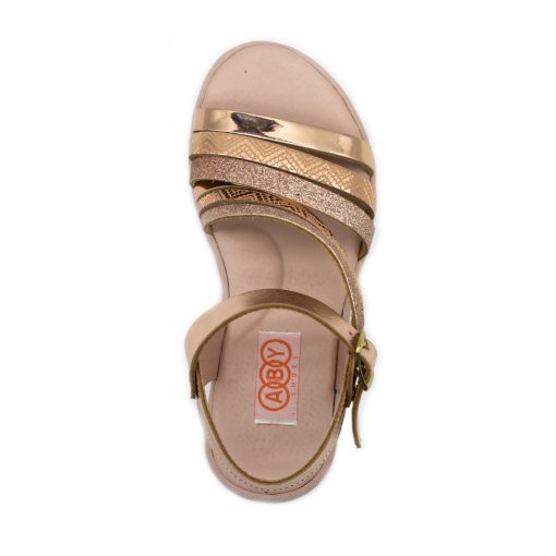 ABY SANDAL JUNIOR GIRL 467 ΜΠΡΟΝΖΕ - Image 5