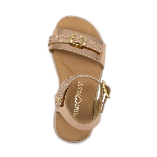 PRIMI PASSI SANDAL JUNIOR GIRL 4918 ΧΡΥΣΟ - Image 5
