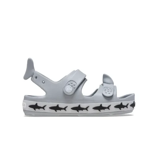 CROCS  SANDAL GIRL Crocband Cruiser Shark 210031-007 ΓΚΡΙ - Image 2