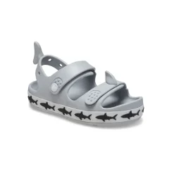CROCS  SANDAL GIRL Crocband Cruiser Shark 210031-007 ΓΚΡΙ