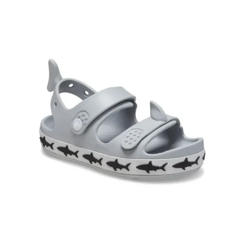 CROCS  SANDAL GIRL Crocband Cruiser Shark 210031-007 ΓΚΡΙ