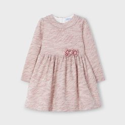 MAYORAL Φόρεμα tweed κορίτσι 14-04916-035 Ροζέ