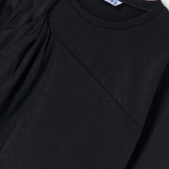 Alternative view of MAYORAL Μπλούζα κόμπος κορίτσι 14-07007-069 Μαύρο