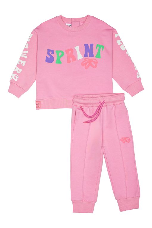 SPRINT Παιδικό σετ baby κορίτσι 242-2048-800 Ροζ