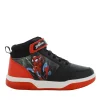 SPIDERMAN SNEAKER ΜΠΟΤΑΚΙ BOY ΦΩΤΑΚΙΑ SP013005 ΜΑΥΡΟ