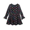 T5507 WHIMSICAL SEQUIN POLKAS PREPPY DRESS KID