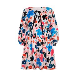 T5529 GARDEN STROLL ALLOVER VELVET KAFTAN DRESS KID