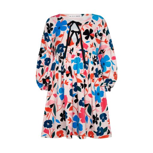 T5529 GARDEN STROLL ALLOVER VELVET KAFTAN DRESS KID