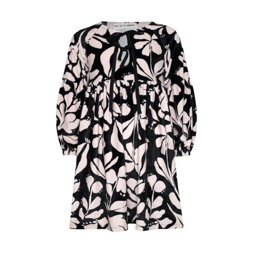 T5529 GARDEN STROLL ALLOVER VELVET KAFTAN DRESS KID - Image 3