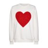 T5602 SWEETHEART BOUCLE HEART SWEATER KID