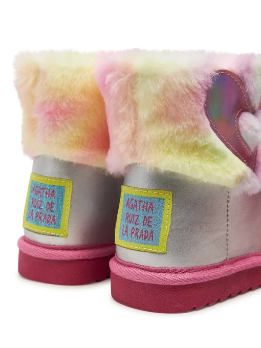 Agatha Ruis De La Prada ΜΠΟΤΑΚΙΑ ΚΟΡΙΤΣΙ ΤΥΠΟΥ UGG 241988-B198 ΑΣΗΜΙ - Image 7