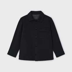 MAYORAL Πουκάμισο casual αγόρι 14-04106-001 Μαύρο
