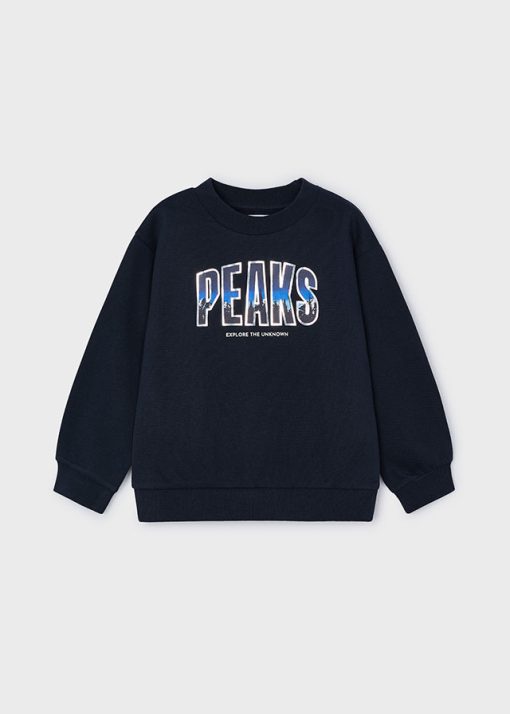 MAYORAL Φούτερ γράμματα αγόρι 14-04456-014 Blue black