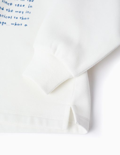 ZIPPY Μπλούζα μακρυμάνικη fleece κορίτσι 31065055041 Λευκό - Image 4