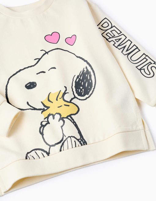 ZIPPY Μπλούζα fleece με στάμπα κορίτσι 31065578021 Μπεζ ανοιχτό - Image 3