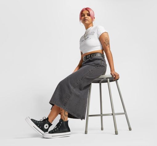 Converse Chuck Taylor All Star Move High Top 561675C ΜΑΥΡO - Image 9