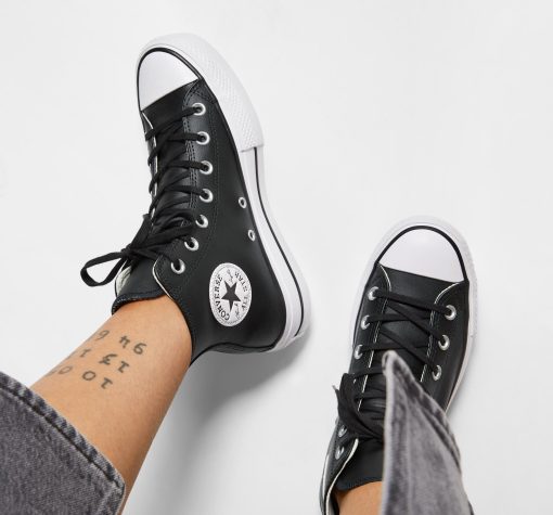 Converse Chuck Taylor All Star Move High Top 561675C ΜΑΥΡO - Image 10