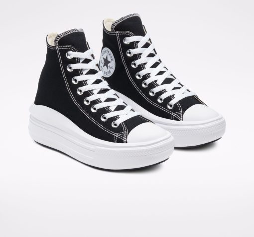 Converse Chuck Taylor All Star Move High Top 568497C ΜΑΥΡΟ - Image 3