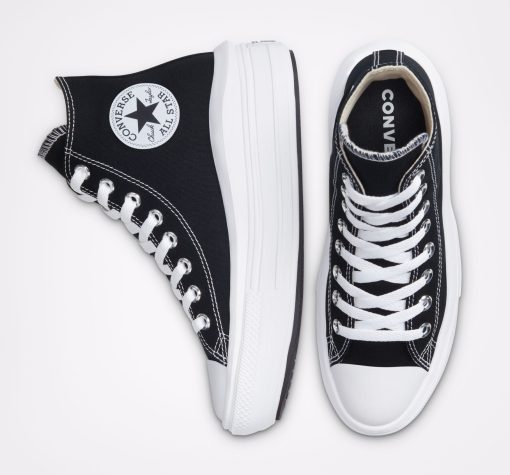 Converse Chuck Taylor All Star Move High Top 568497C ΜΑΥΡΟ - Image 5