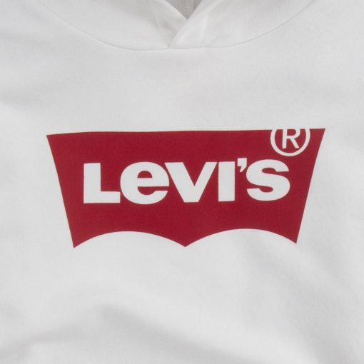 LEVI'S Φούτερ logo αγόρι 9E8778-001 Λευκό - Image 6
