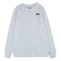 LEVI'S Mπλούζα λογότυπο αγόρι 9EC706-001 Λευκό