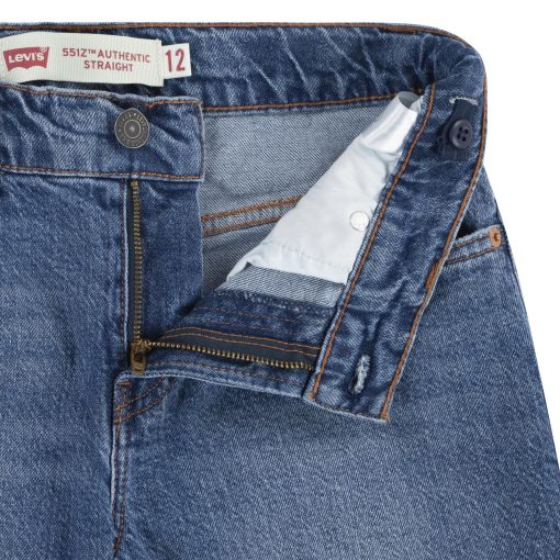 LEVI'S Παντελόνι τζιν αγόρι 9EL231-DAR Μπλε σκούρο - Image 2