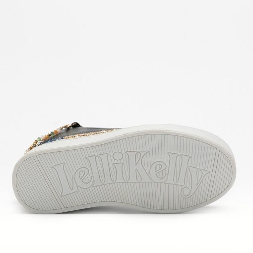 LELLI KELLY SNEAKER JUNIOR GIRL ΜΠΟΤΑΚΙΑ GIOELLO MID LKAA4412 ΜΑΥΡΟ - Image 5
