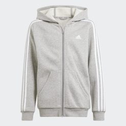 ADIDAS HOODY ΦΟΥΤΕΡ JUNIOR UNISEX IS3241 ΓΚΡΙ