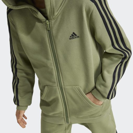ADIDAS HOODY ΦΟΥΤΕΡ JUNIOR UNISEX IX9536 XAKI - Image 5