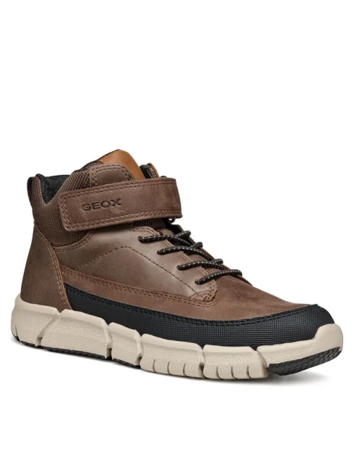 GEOX ΜΠΟΤΑΚΙΑ JUNIOR BOY J Flexyper B A J369BA 0CLFU C6006 ΚΑΦΕ - Image 3