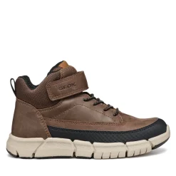 GEOX ΜΠΟΤΑΚΙΑ JUNIOR BOY J Flexyper B A J369BA 0CLFU C6006 ΚΑΦΕ