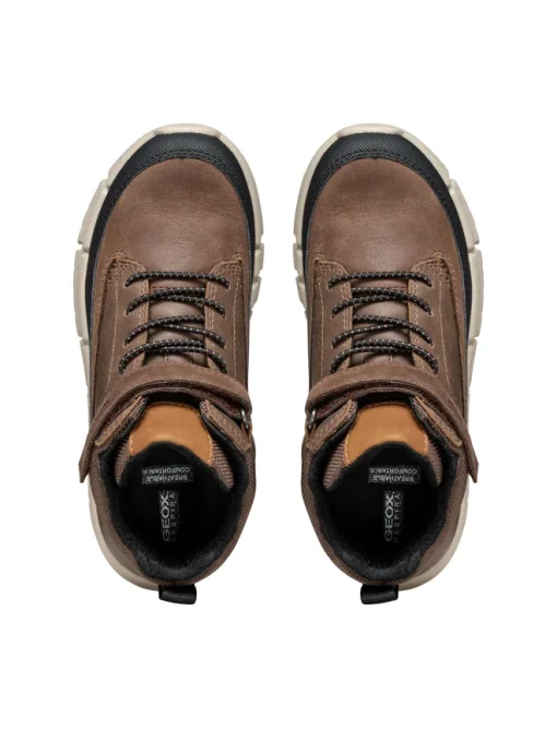 GEOX ΜΠΟΤΑΚΙΑ JUNIOR BOY J Flexyper B A J369BA 0CLFU C6006 ΚΑΦΕ - Image 5
