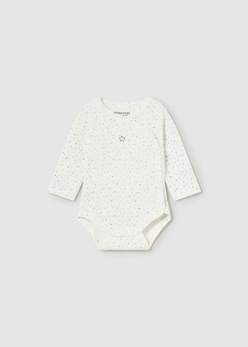 MAYORAL Κορμάκι unisex Νεογέννητο 14-02788-010 Εκρού-ταμπά