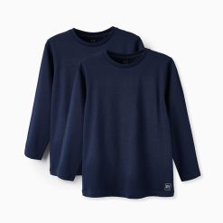 ZIPPY Σετ 2 μπλούζες junior αγόρι 31064276006 Μπλε σκούρο