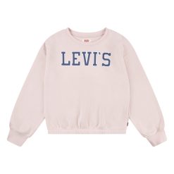 LEVI'S Φούτερ logo κορίτσι 4EL098-AHR Ροζ