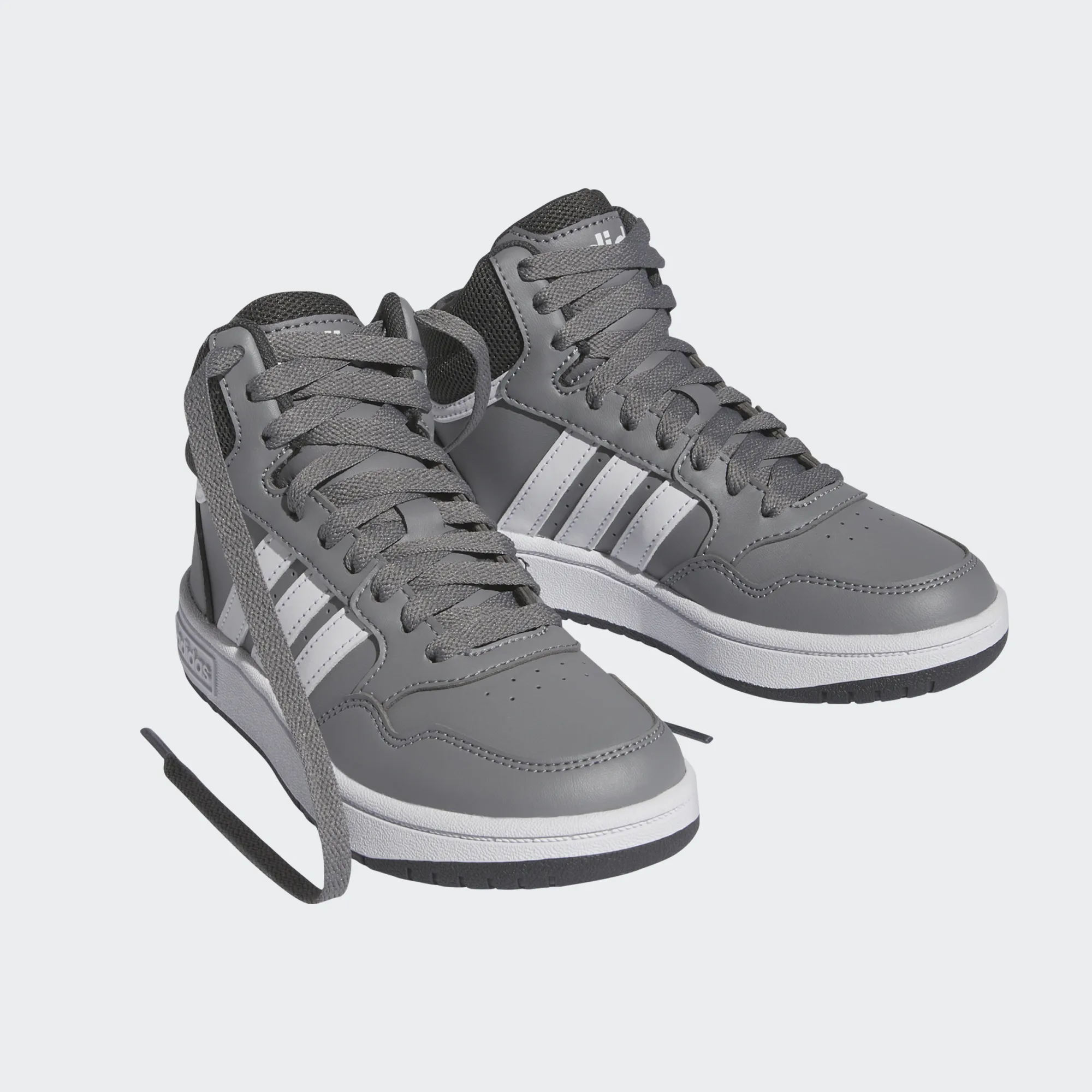 ADIDAS JUNIOR BOY HOOPS 3.0 MID K IF2721 ΓΚΡΙ - Image 3