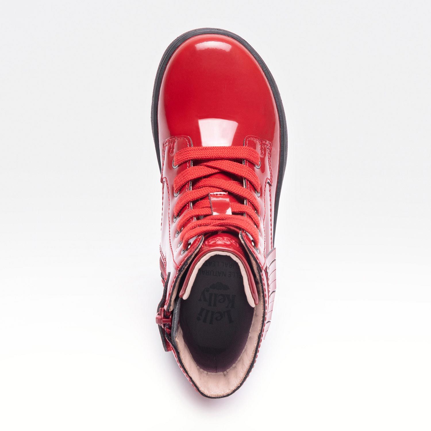 LELLI KELLY ΜΠΟΤΑΚΙΑ FRANGETTA MIX ΑΡΒΥΛΑΚΙΑ JUNIOR GIRL LKFH4364 KOKKINO - Image 5