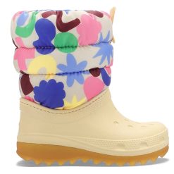 CROCS ΓΑΛΟΤΣΑ Winter NEO Puff Boot GeoShapes 210410-2ET ΜΠΕΖ