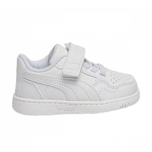 PUMA INFANT UNISEX REBOUND V6 lo 398996 02 ΛΕΥΚΟ