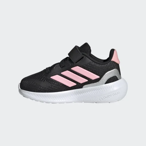 ADIDAS BABY GIRL RUNFALCON 5 EL Ι JQ4882 ΜΑΥΡΟ - Image 5