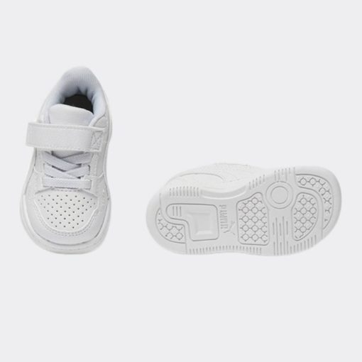 PUMA INFANT UNISEX REBOUND V6 lo 398996 02 ΛΕΥΚΟ - Image 6