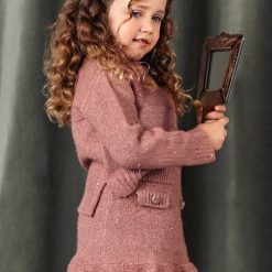 Alternative view of Abel & Lula Πλεκτό σετ φούστα κορίτσι 15-05543-055 Ροζ