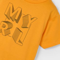 Alternative view of MAYORAL Μπλούζα βασική γράμματα αγόρι 25-00170-025 Πορτοκαλί